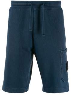 Stone Island mid-length track shorts