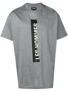 Les Hommes футболка с логотипом