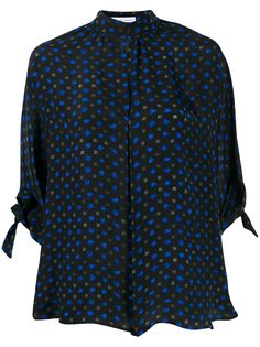 Christian Wijnants abstract print blouse
