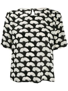 Odeeh all-over print silk blouse