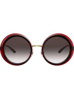 Dolce & Gabbana Eyewear солнцезащитные очки в массивной круглой оправе