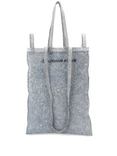 Mm6 Maison Margiela джинсовая сумка-тоут с логотипом
