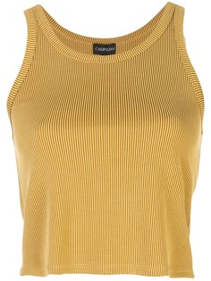 Callipygian укороченный топ без рукавов в рубчик