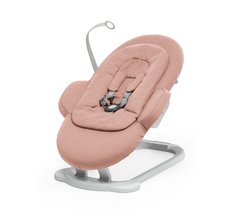 Шезлонг для новорожденного Stokke Steps, Soft Coral, коралловый