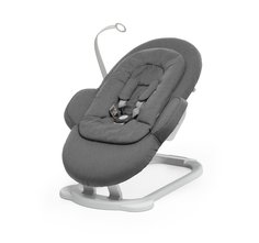 Шезлонг для новорождённого Stokke Steps, Deep Grey, темно-серый
