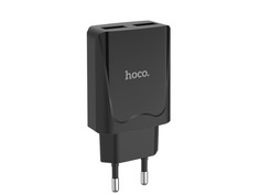 Зарядное устройство Hoco C52A Authority 2xUSB 2.1A Black