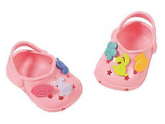 Одежда для куклы Zapf Creation Baby Born Сандали фантазийные Light Pink 824-597L