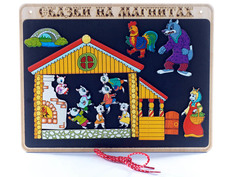 Сказки на магнитах Нескучные игры Волк и 7 козлят К-0543/7/25