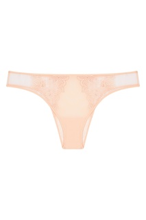 Розовые полупрозрачные трусы La Perla