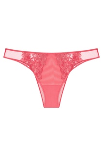 Розовые трусы с кружевом La Perla
