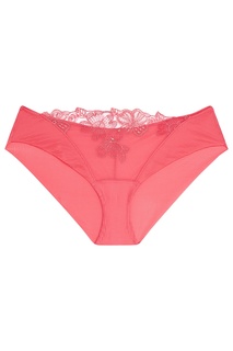 Красные трусы с кружевом La Perla