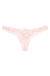 Розовые кружевные стринги La Perla