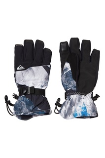 Принтованные сноубордические перчатки Mission Quiksilver
