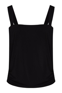 Черный топ с кружевом La Perla