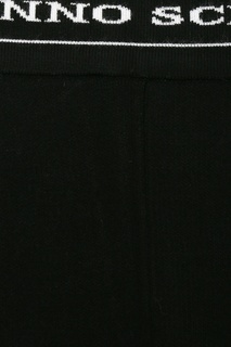 Черные базовые леггинсы с логотипом Ermanno Scervino