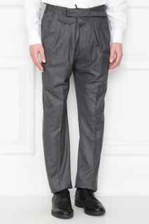 Серые шерстяные брюки Lardini