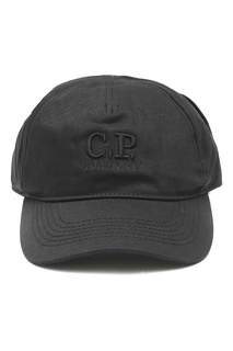 Черная хлопковая бейсболка с линзами C.P. Company