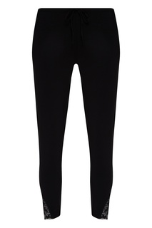 Черные трикотажные брюки La Perla