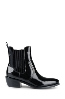 Черные ботинки на молнии Jeffrey Campbell