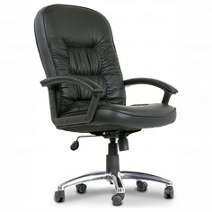 Кресло компьютерное Chairman 418 черный/хром, черный