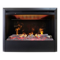 Электрокамин напольный (77.7х25.6х64 см) Helios Glass 26 3D 220556 Real Flame