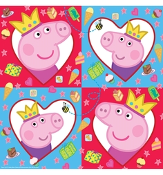 Набор салфеток Peppa Pig Пеппа-Принцесса 33 х 33 см