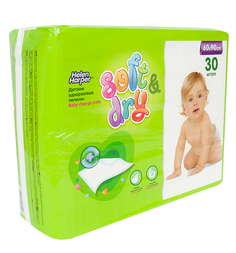 Пеленки Helen Harper Soft&Dry 60х90 см, 30 шт