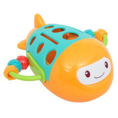 Развивающая игрушка Игруша Самолет (оранжево-зеленый) 13 х 12 х 9 см