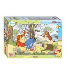 Плоский пазл Step Puzzle Винни и его друзья