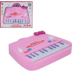 Музыкальный инструмент Tongde Пианино розовое