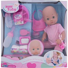Кукла-пупс Wei Tai Toys с аксессуарами 39 см