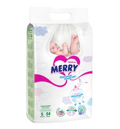 Подгузники р. S (4-9 кг) шт. Merry
