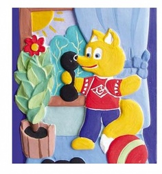 Набор для создания барельефов Фантазер Ваятель Лисенок у окошка