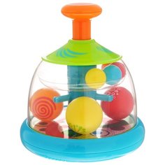 Юла-карусель PlayGo с шарами (1610) оранжевый/салатовый/голубой
