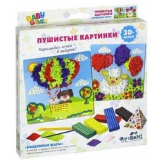 Пластилин Origami Пушистые картинки Воздушные шары (02712)