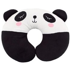 Подушка для шеи Little Car Панда, черный/белый