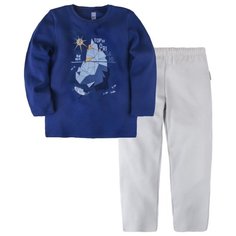 Пижама Bossa Nova размер 34, серый/синий