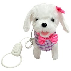 Интерактивная мягкая игрушка Trampulina Веселая Джессика белый