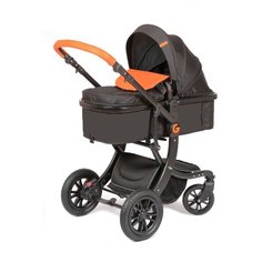 Коляска-трансформер Giovanni G-Moov GS9600 (без рюкзака) black/orange