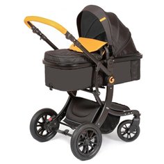 Коляска-трансформер Giovanni G-Moov GS9600 (без рюкзака) black/yellow