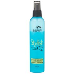 FLOR de MAN Восстанавливающая термозащитная маска-спрей для волос Hair Care System Stylish 02 Silky Shining two-phase, 255 мл