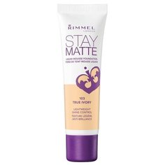 Rimmel Тональный мусс Stay Matte, 30 мл, оттенок: 103 True Ivory