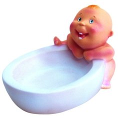 Игрушка для ванной Весна Малыш (В1523) белый/оранжевый