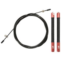 Скоростная скакалка Original FitTools FT-JR-SQD черный 300 см