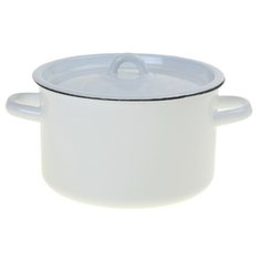 Кастрюля СтальЭмаль 2С16/1 2,9 л, белый