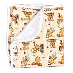 Многоразовые пеленки GlorYes! непромокаемая 68х80 медвежонок