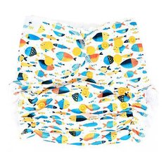 GlorYes! подгузник для плавания Limited (3-18 кг) 1 шт. рыбки