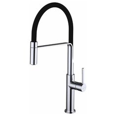 Смеситель для кухни (мойки) Clever Grifos Chef 60143 однорычажный хром хром/черный