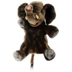 Hansa Кукла на руку Слон (4040) коричневый