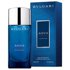 Туалетная вода BVLGARI Aqva pour Homme Atlantiqve, 30 мл